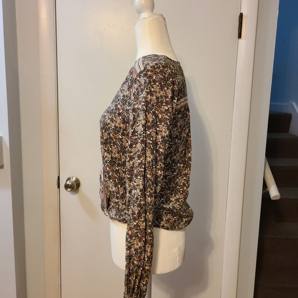 Max Studio floral print blouse - Picture 4 of 5